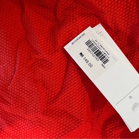 Red Ruffled Kids One Piece - Picture 3 of 4